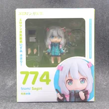 10 cm Sagiri Izumi Nendoroid 774 Eromanga Sensei action figure PVC brinquedos coleção modelo brinquedos dos desenhos animados anime collectible