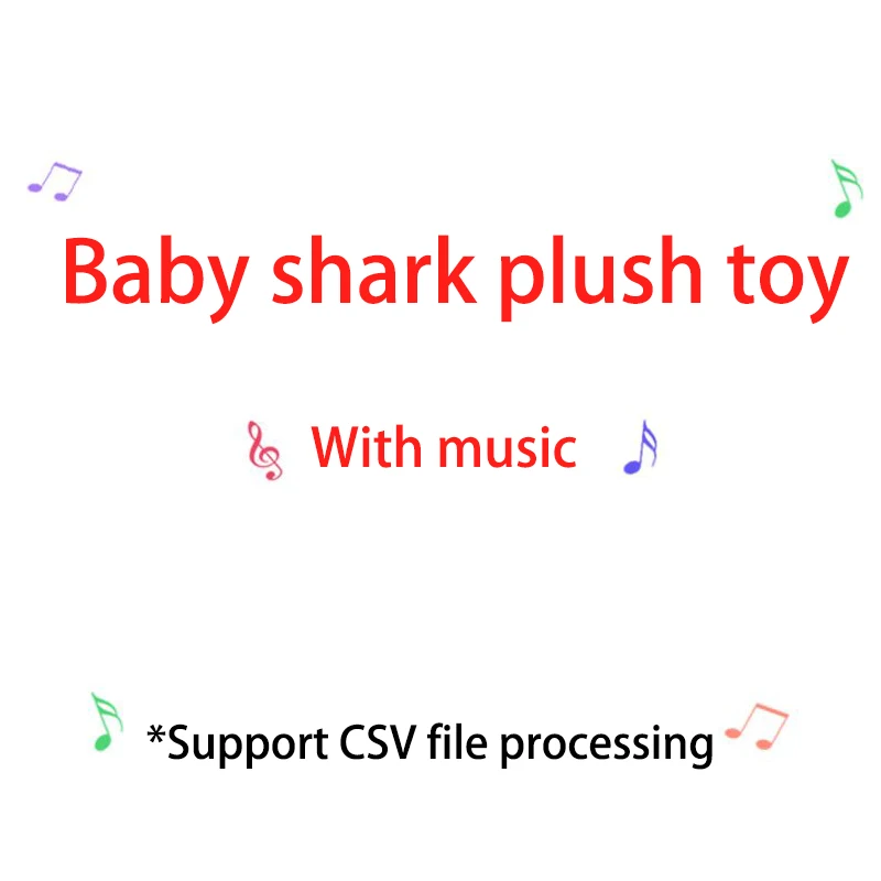 

2019 Music Baby Shark Plush Doll Sound Soft Baby Cartoon Shark Singing English Song Stuffed Plush Toys For Kids Children Gift