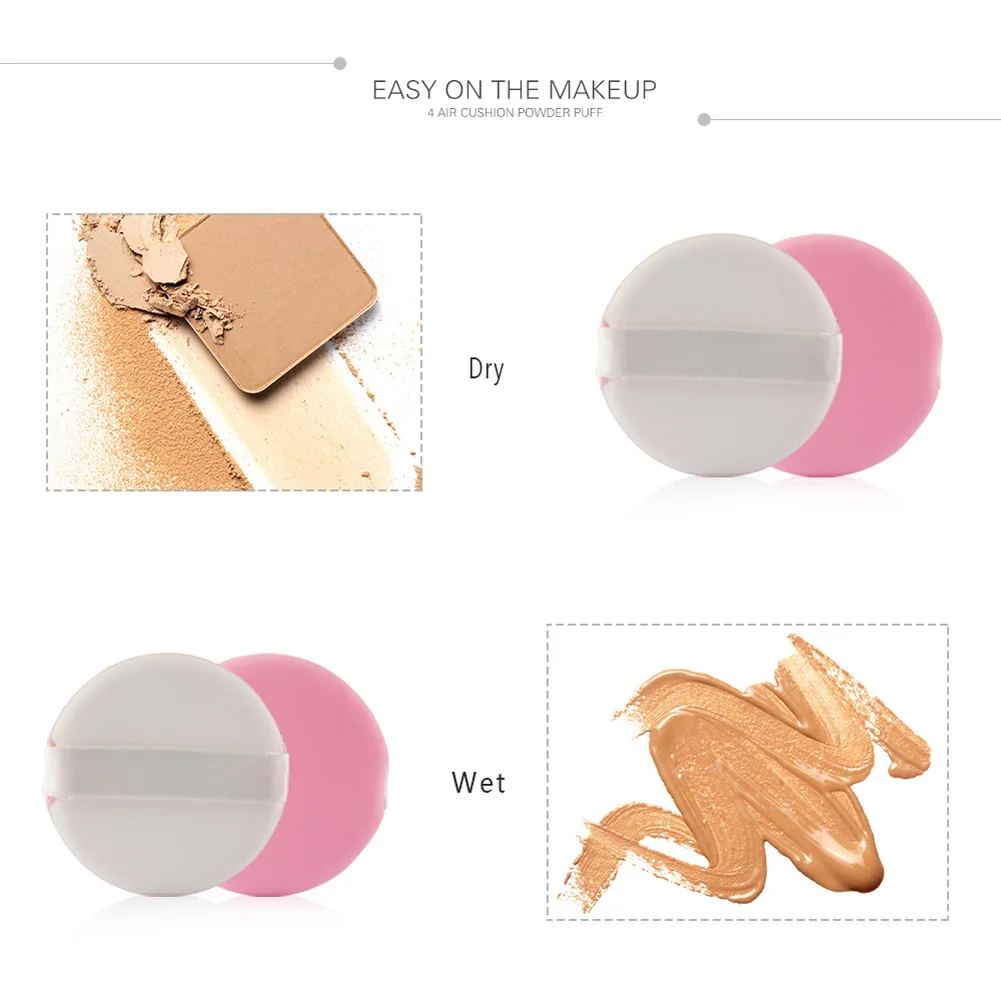 4/8 шт косметический порошок слоеный мягкий спонж для очищения кожи основа для лица макияж тела нежный крем MH88
