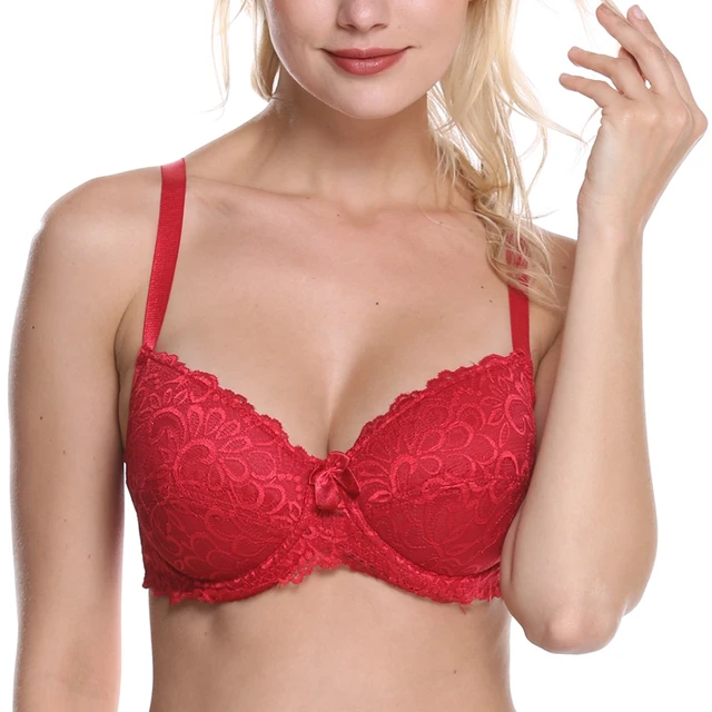 Women Bra Push Up Non Wired Wireless Bra Lace Bra Cotton Baju