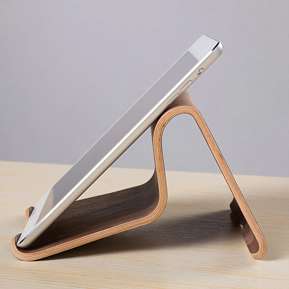 SAMDI Wooden Universal Tablet PC Phone Stand Holder Bracket for iPad Samsung Tab NEW2019 SAMDI Wooden Universal Tablet PC Phone Stand Holder Bracket for iPad Samsung Tab NEW2019
