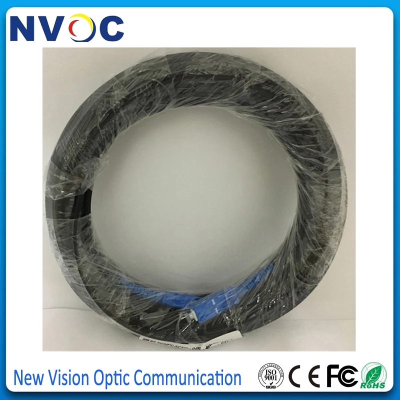 Внутренний волоконный патч корд FTTH GJXH 2 шт./лот 20 м SM Simplex G657A1 LSZH SC/UPC 50 см между