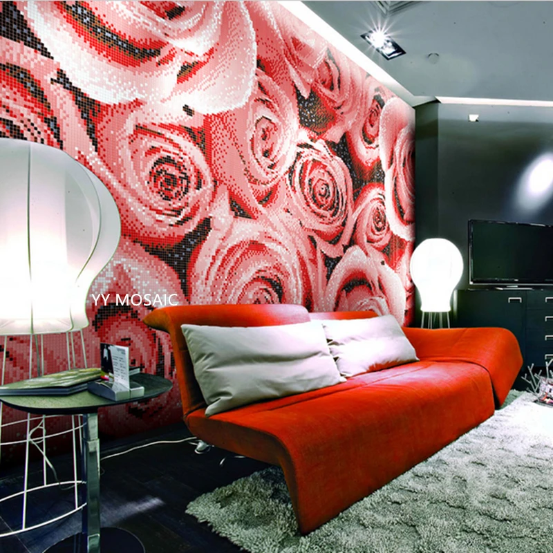 Bisazza-flower-red-rose-pattern-mosaic-glass-tile-picture-interior-design-parquet-mosaics-TV-background-wall (1)_