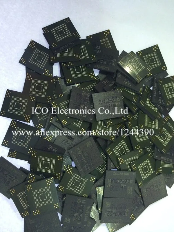 

KLMBG4GEAC-B001 eMMC 32GB NAND flash memory IC BGA chip Used 100% Tested Good