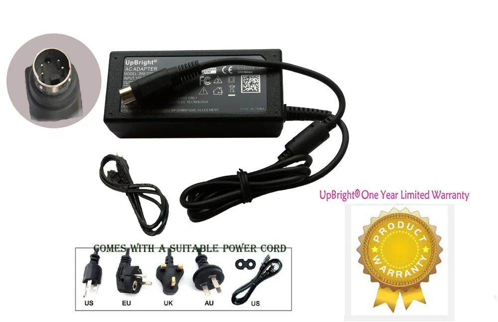 UpBright Новый 4-контактный адаптер переменного/постоянного тока для Altec Lansing T612 M602