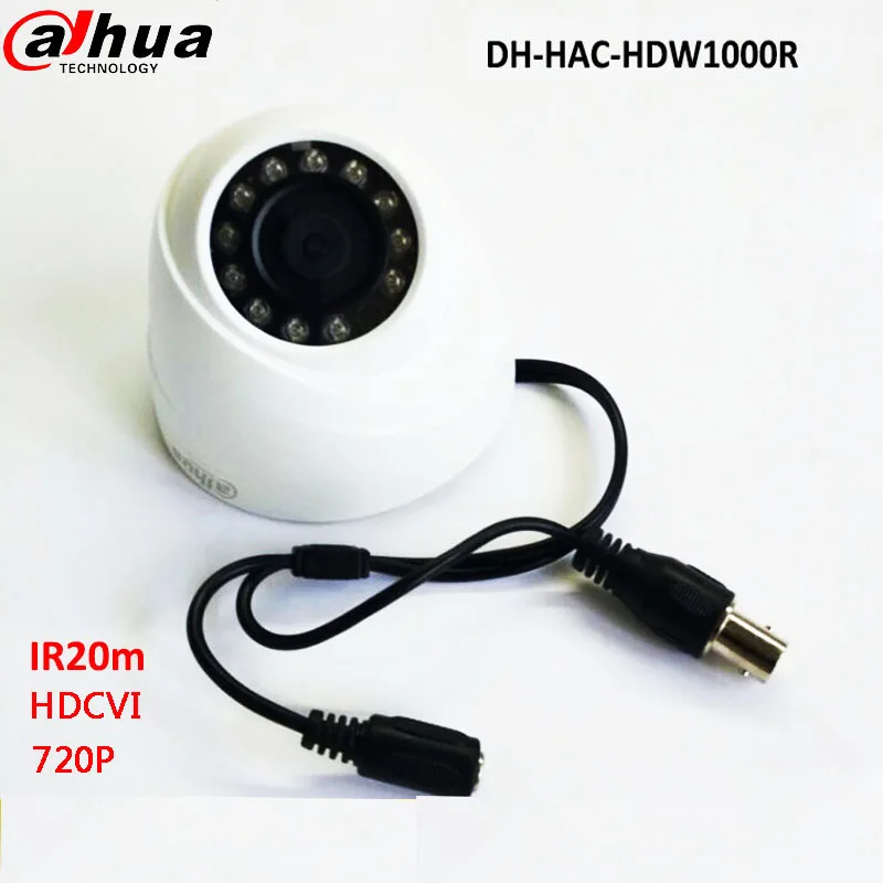 Dahua HDCVI купол Камера 1/2. 9 &quot1 CMOS 720 P ИК 20 м indoor hac-hdw1000r Видеонаблюдения коаксиальный |