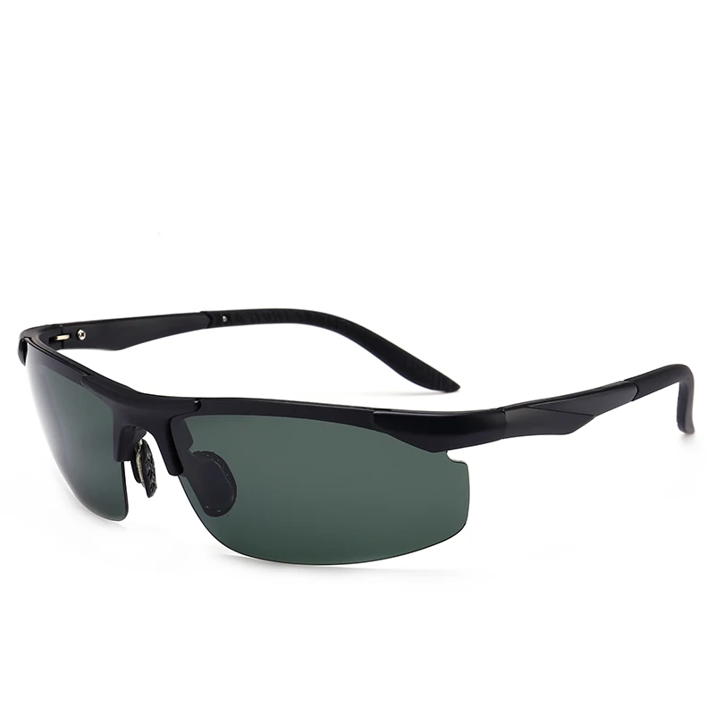 Мужские солнцезащитные очки из алюминиево-магниевого сплава, поляризационные, uv400, высокое качество, очки ночного видения для вождения, очки для рыбалки, oculos masculino - Цвет линз: c2