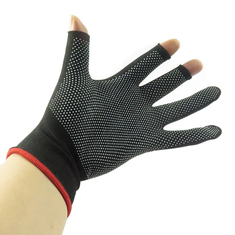 

5pair Sun protection gloves summer fingerless thin fishing anti-skid gloves cycling outdoor work wear-resistant breathable glove