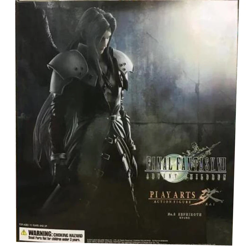 Paly Play Arts Kai Final Fantasy VII 7 Sephiroth ПВХ фигурка Squall Leonhart Gunblade фигурка Коллекционная модель игрушки