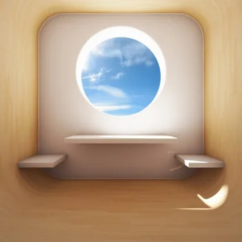

Laeacco Plane Cabinet Window Room Interior Blue Sky Cloudy Scenic Photo Backgrounds Photography Backdrops Props For Photo Studio