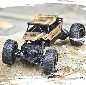 

RC Car 1/18 4WD 4x4 Driving Car Double Motors Drive Bigfoot Car Alloy Remote Control Car Model Off-Road Vehicle Toy