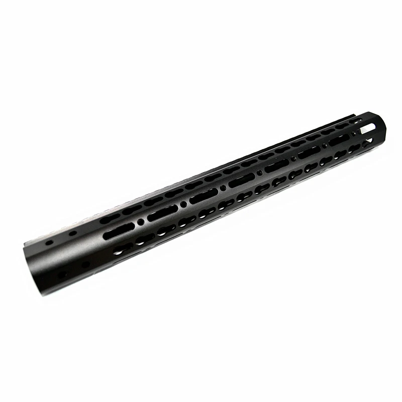 FIRECLUB 15 дюймов поплавок NSR KeyMod Handguard кронштейн со съемным Рельсом черный баррель гайка для AR-15 M4 M16