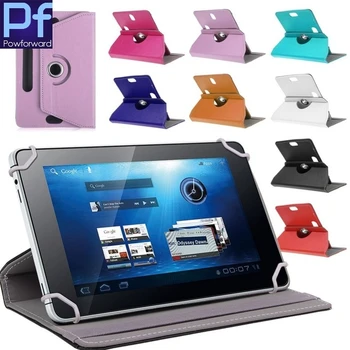 

For ASUS MeMO Pad HD 7 ME172V 7 Inch Tablet Universal PU Leather Cover Case 360 Degree Rotating Free Shipping+Stylus