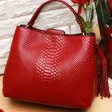 Европейский стиль зима натуральная кожа женская Большая вместительная сумка на плечо первый слой из воловьей кожи Женская сумочка