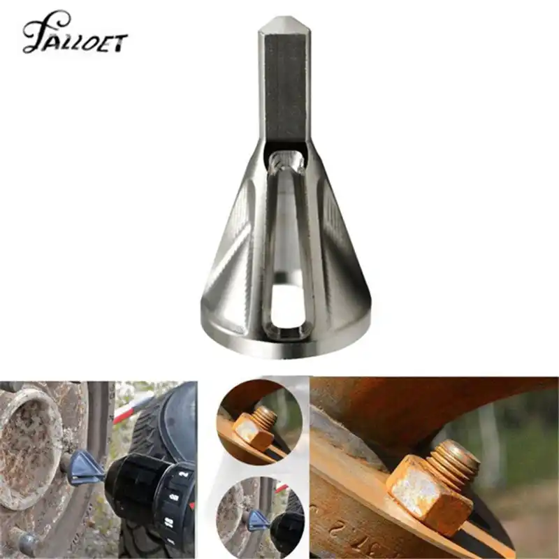 NEW Stainless Steel Deburring External Chamfer Tool Drill Bit Remove Burr Silver