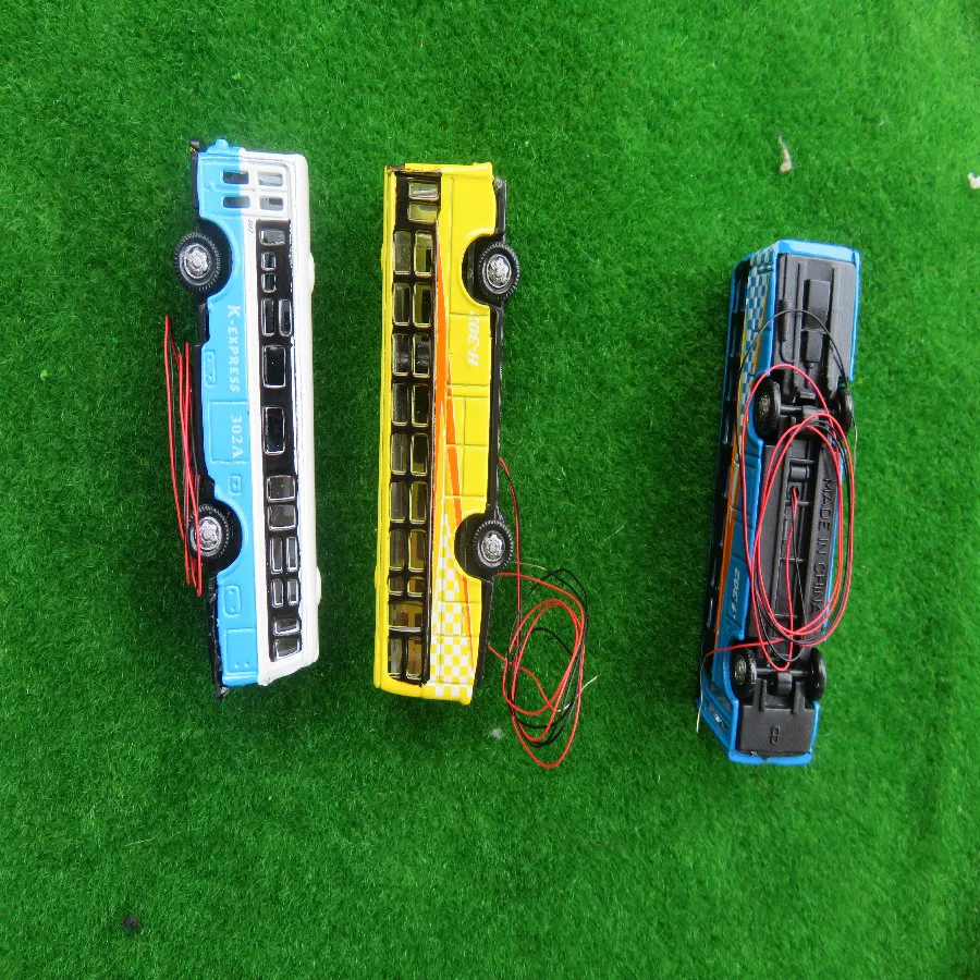 architecture model light bus metal car (2)
