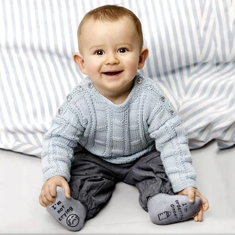 Милые носки для малышей, детские носки из чесаного хлопка, носки для малышей, изделия противоскользящие для малышей, носки для детей 0-1 лет, Новое поступление года