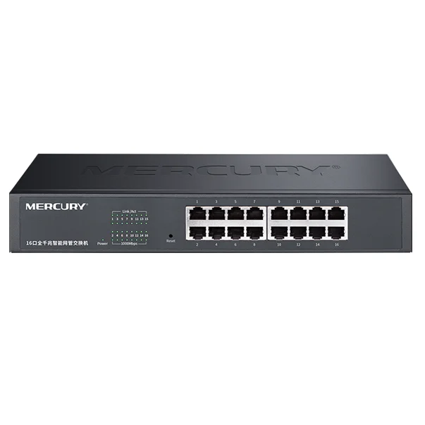 Подбородок прошивка 16 портов 1000 м гигабитный управляемый коммутатор Ethernet 100/1000
