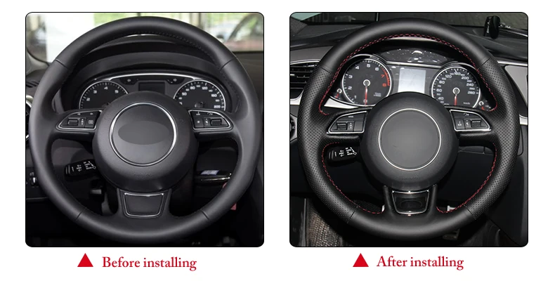for Audi A5 steering wheel cover