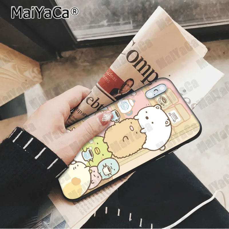 MaiYaCa Kawaii Сумико гураши Coque Shell чехол для телефона iphone 11 pro 5Sx 6 7plus 8 8Plus X XS MAX XR