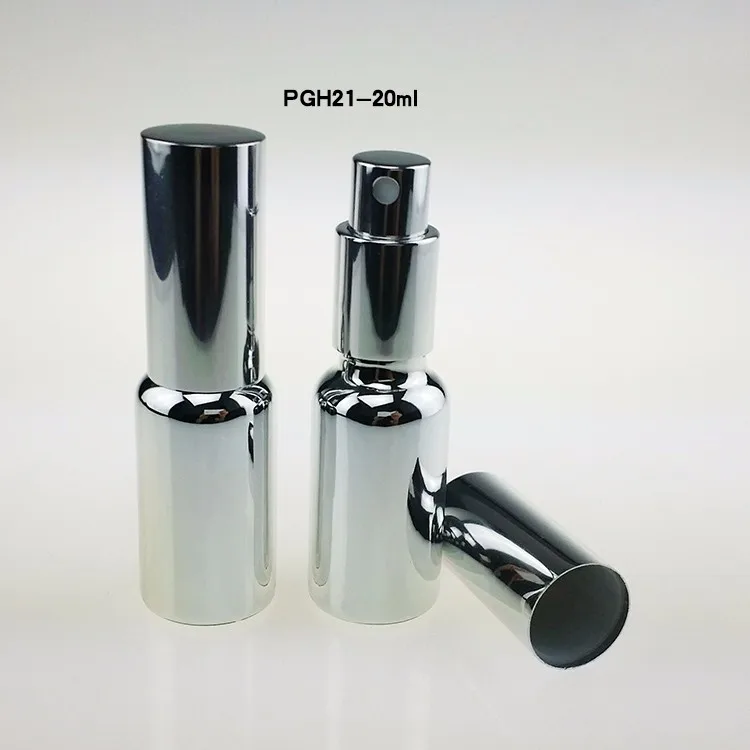 Frascos de Spray de Perfume de Vidro Frasco de Perfume de Vidro de Mercúrio de Luxo para Venda Prata High-grade ml Spray 50 Pcs 20 3 Beleza e saúde
