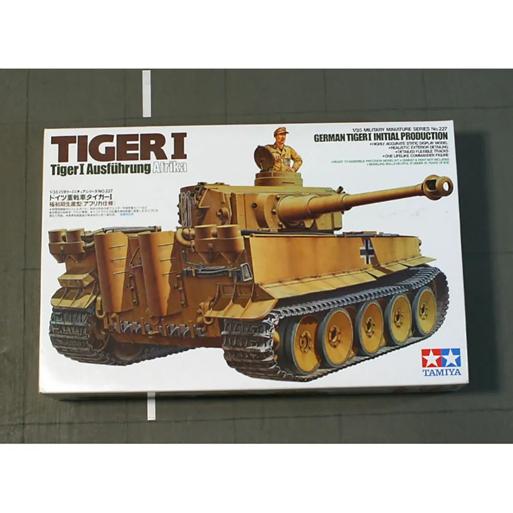 OHS Tamiya 35227 1/35 Tiger 1 Panzer Ausfuhrung Atrika сборка AFV модели строительные комплекты G