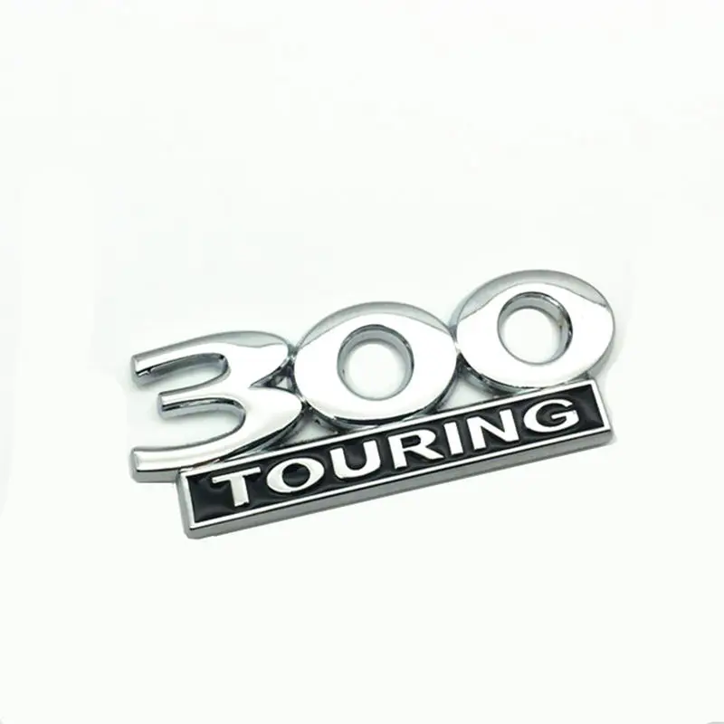 

Auto car 300 TOURING Emblem Badge Sticker For Chrysler 300C Hemi Emblem Badge Hood Fender Trunk Name Plate Car Styling