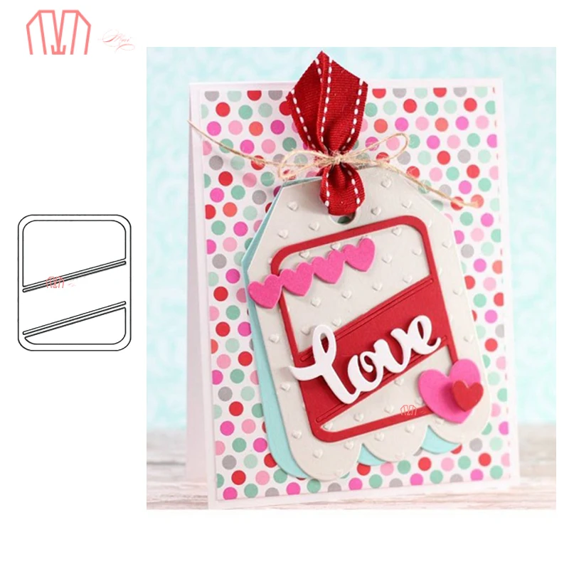 

Mai Label Metal Cutting Dies Stencils for DIY Scrapbooking photo album Decorative Embossing DIY Paper Cards