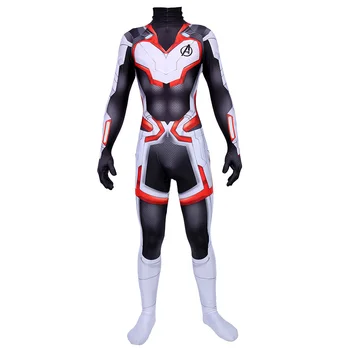 

1:1 Avengers Endgame Quantum Realm Cosplay Costume Superhero Captain America Captain Marvel Zentai Bodysuit Suit Jumpsuits