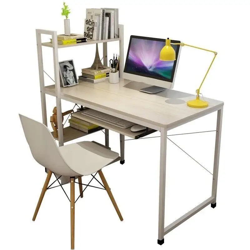 Computer Desktop Home Simple Modern Office Writing Desk-in