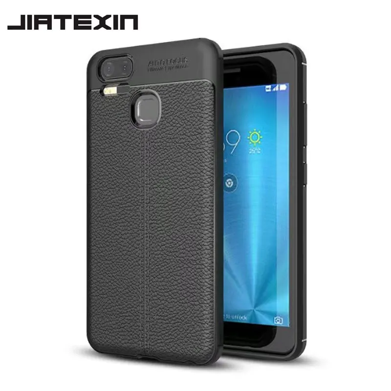 JIATEXIN Gentry Series For Capa Asus Zenfone 3 Zoom ZE553KL Case Soft TPU Rugged S Cover Fundas |