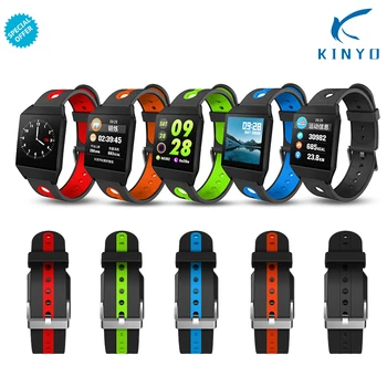 

Kinyo Bluetooth Smart Watch Bracelet Blood Heart Rate Tracker Android IOS GPS Relogio Pedometer For Festival Holiday Gifts