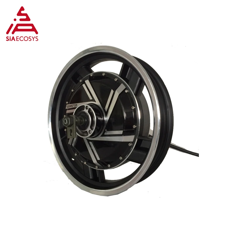 

High Quality QSMotor 16*3.0inch 6000W 273 45H V2 bldc wheel hub Electric Motorcycle In-Wheel Hub Motor