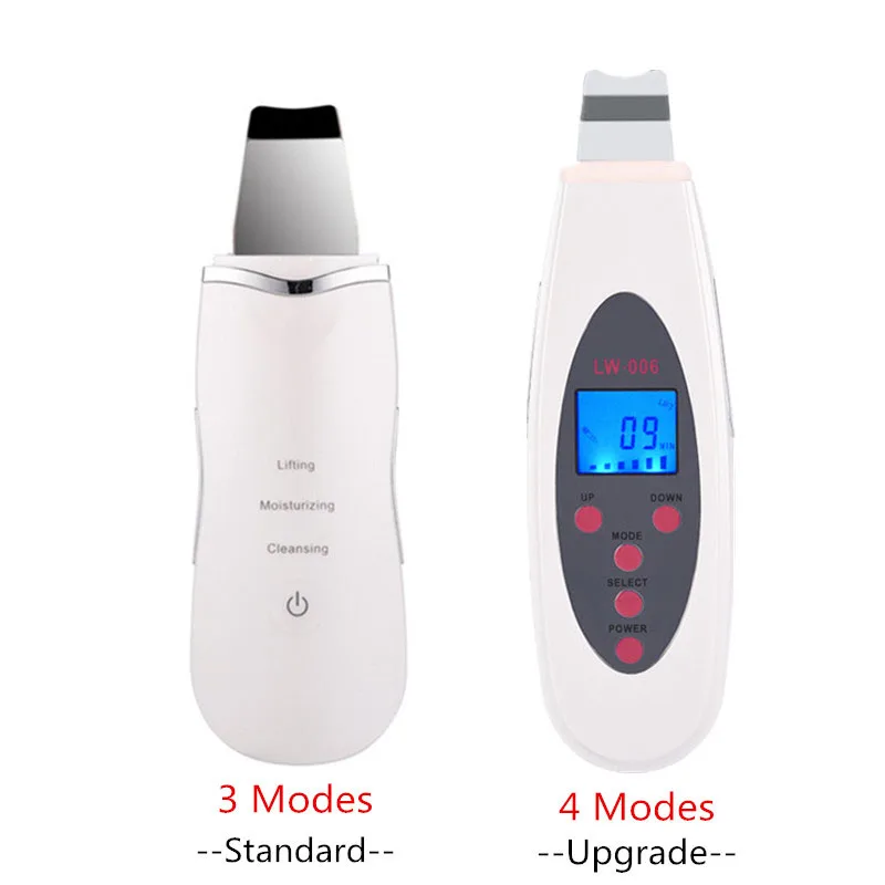 

Facial Ultrasonic Skin Scrubber Spatula Infusion Exfoliation Ultrasound Face Cleaning Peeling Pore Cleaner Blackhead Remover 39