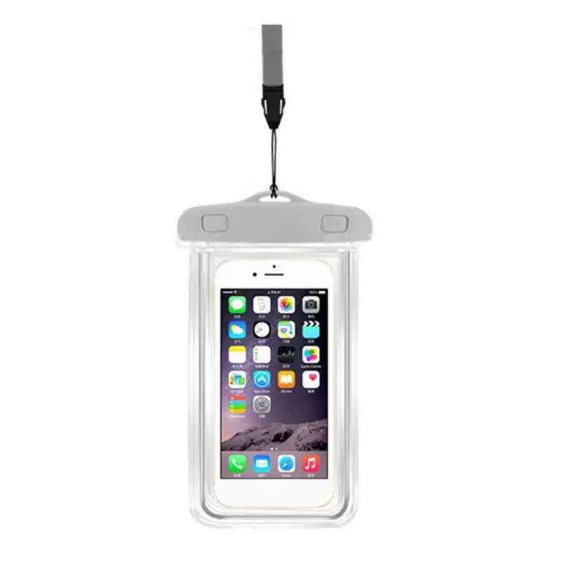Универсальный Водонепроницаемый Чехол для мобильного телефона iPhone 8 samsung S9 прозрачный ПВХ герметичный подводный сотовый смартфон Чехол для плавания - Цвет: 1