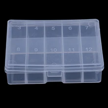 10 Compartments Plastic Fish Lure Spoon Hook Bait Tackle Box Fishhook Box Fishing Lure Compartments Storage Case Box
