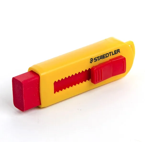 1pcs red Staedtler 525 серия цветов push и pull Защита окружающей среды студентов чистые и прекрасные призы ластик - Цвет: 1pcs red