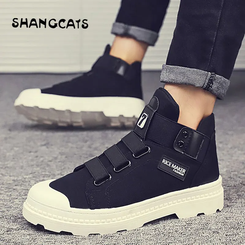 Winter shoes for men Casual Popular Sneakers Men's Vulcanize Shoes High Style Solid Colors Male Sneakers New Feel Canvas Shoes Winter shoes for men Casual Popular Sneakers Men's Vulcanize Shoes High Style Solid Colors Male Sneakers New Feel Canvas Shoes
