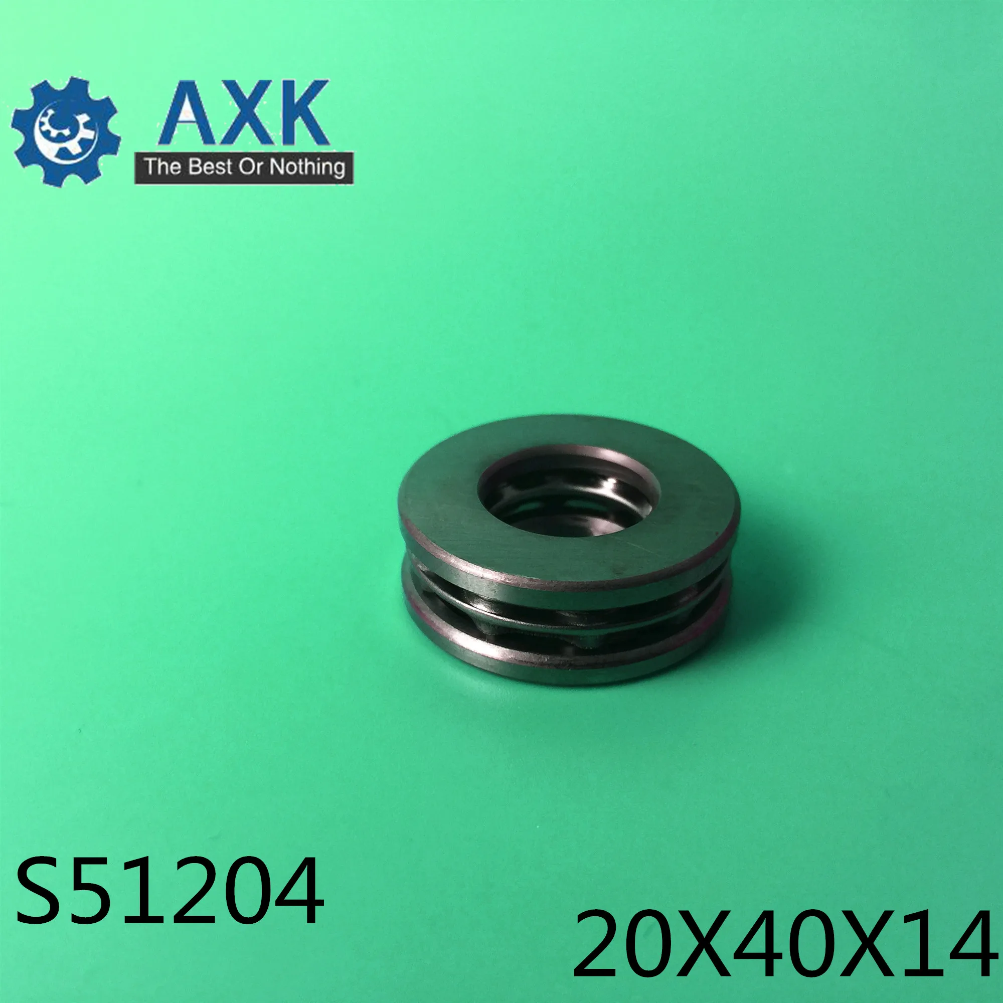 

S51204 Bearing 20*40*14 mm ( 2PCS ) ABEC-1 Stainless Steel Thrust S 51204 Ball Bearings