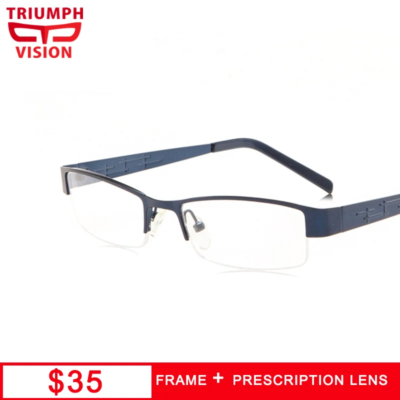 Мужские Рецептурные очки TRIUMPH VISION прозрачные линзы для чтения близорукости