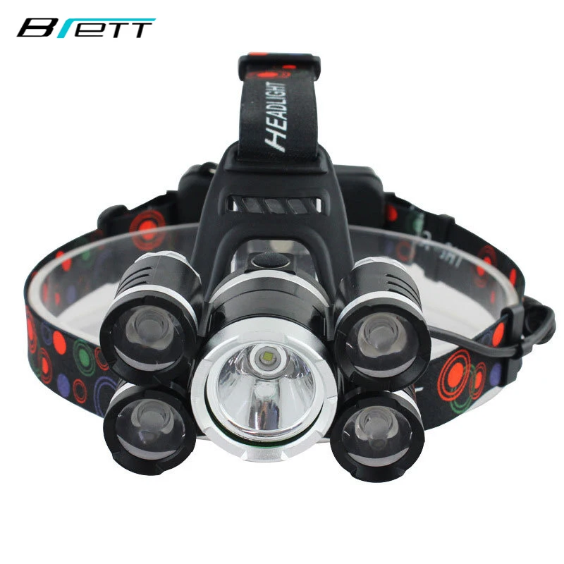led headlamp 18650 cree xml t6 Fixed focus light Outdoor Fishing
