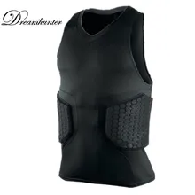 Открытый мужской баскетбольный жилет Быстросохнущий анти-столкновения спортивные плотные куртки без рукавов анти-Краш тренажерный зал тренировочная спортивная одежда M-2XL