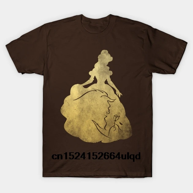 

100% Cotton O-neck Custom Printed Tshirt Men T shirt Beauty and the Beast - Beauty And The Beast Women T-Shirt