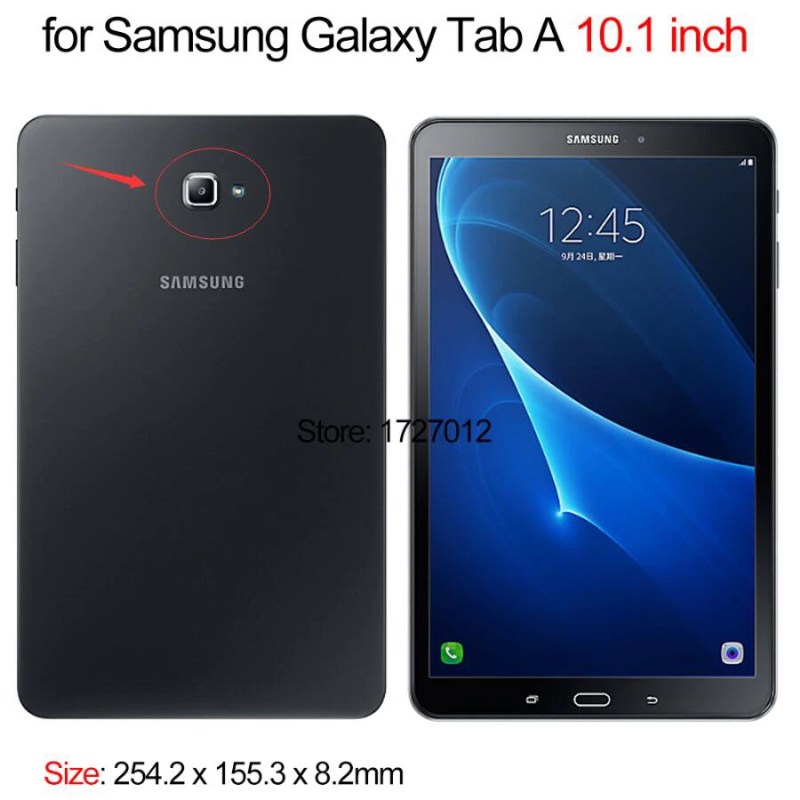чехол на планшета Samsung Galaxy Tab A 10.1 2016 Для SM T580 T585 Case 360 Градусов Вращающийся Стенд