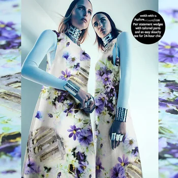 

Rome fragrant bottom retro fashion fabric texture quilting printing and ultra textured Coat Fabrics