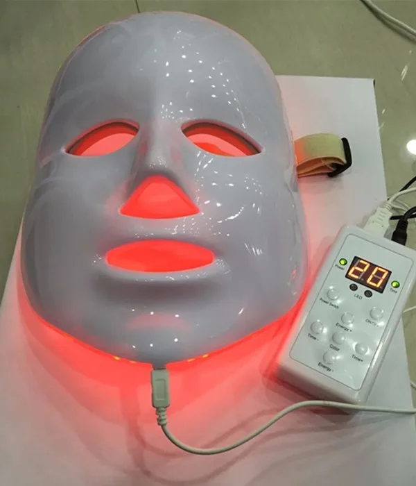 7 цветов фотон PDT светодио дный уход за кожей лица маска светотерапия красота устройства