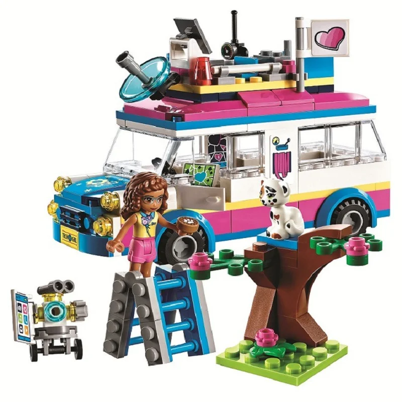 

Bela 10853 249Pcs Girls Series The Olivia's Mission Vehicle Set Building Blocks Bricks Toys Compatible With Legoings 41333