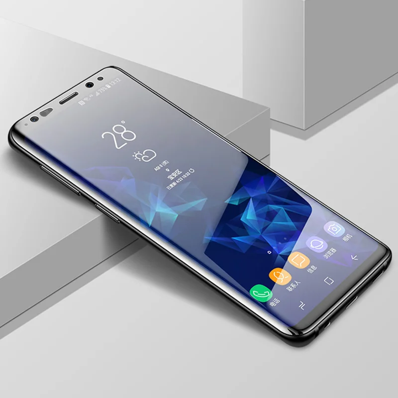 ESVNE 6D изогнутый край 9H закаленное стекло для Samsung Galaxy S8 S9 защита экрана S6 S7 Edge Note 9 8