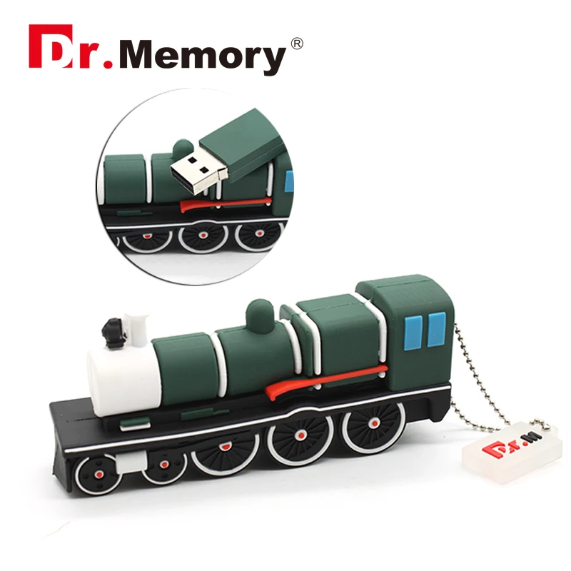 Cute Green Train Toy Mini Tiny Cartoon USB Flash Drive 32GB Memoria USB 4G 8GB 16GB 64GB Memory Stick Flash Disk on Key Pendrive hot sale usb flash driver creative memoria key 64gb 8gb 16gb 32gb usb flash 3 0 memory drive stick pendrive 1tb 2tb thumbdrive