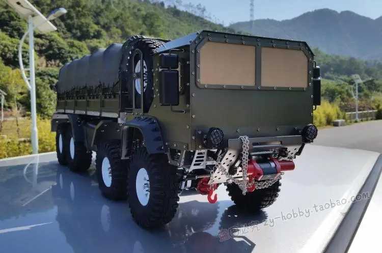 1/10 RC Все 98% из металла CNC 8X8 8WD военный внедорожник гусеничный грузовик рамка +